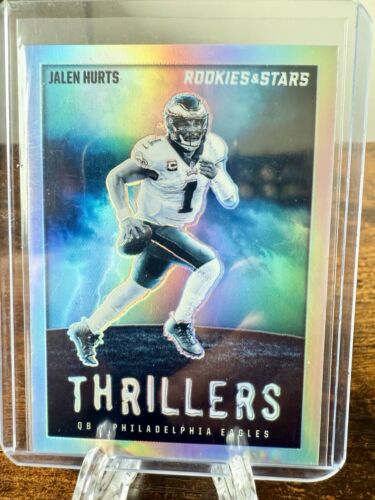 Jalen Hurts 2023 Rookies And Stars Thrillers Silver Prizm Card Eagles #TH-24