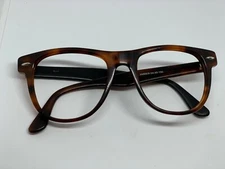 RAD Amber Tortoise Shell Cateye Sunglasses Frames NO LENSES 1970's 54-20-150 