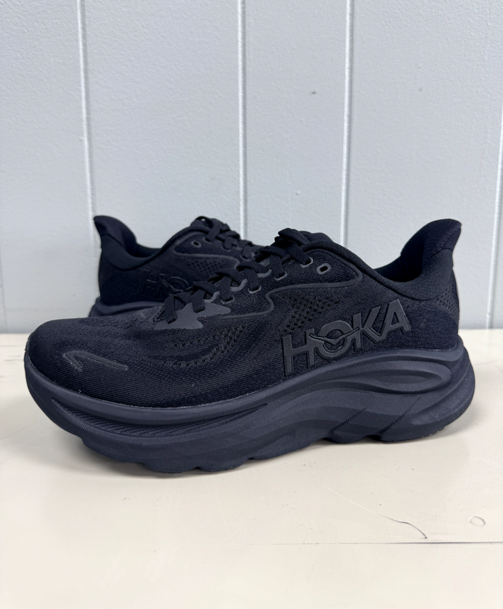 Hoka One One Clifton 10 Black 1162031-BBLC Womens New | eBay