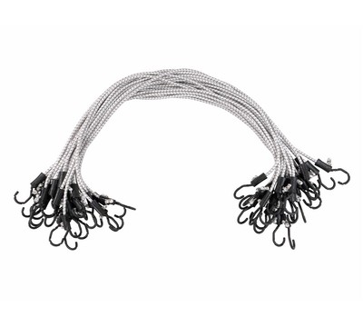 (25 Pcs) 48  Heavy Duty Adjustable Bungee Cords with hook for Outdoor & Indoor