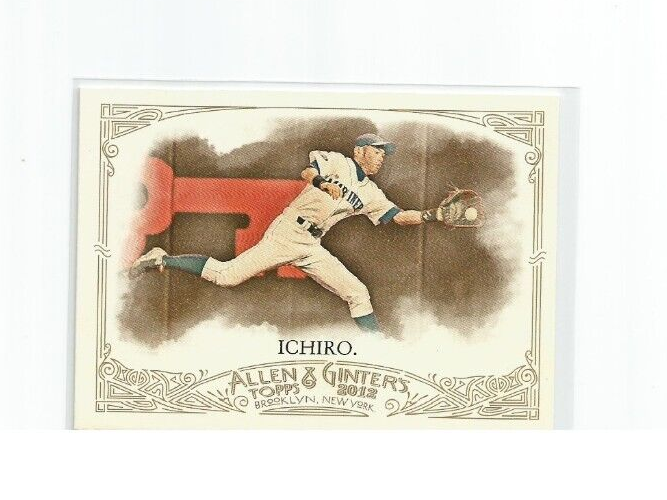 ICHIRO (Seattle Mariners) 2012 TOPPS ALLEN & GINTER CARD #229 | eBay