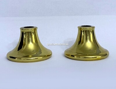 1/350 1/700 Brass Display Columns For Battleships & Aircraft Carrier Models (Pair)