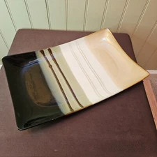 Home Trends 'JAZZ' Rectangular 16.5” X 10.25” Serving Platter