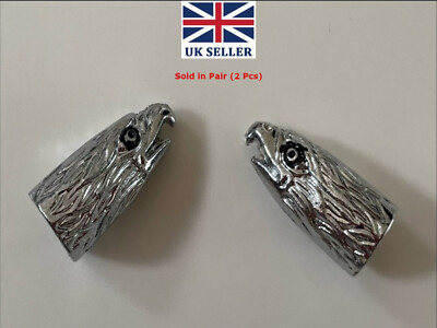 Pieces Eagle Stem Valve Cover-Metal Chrome for-Motorcycles