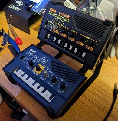 Convenient Dual Angled Stand Arms for KORG Monotron Analog Ribbon Synthesizer