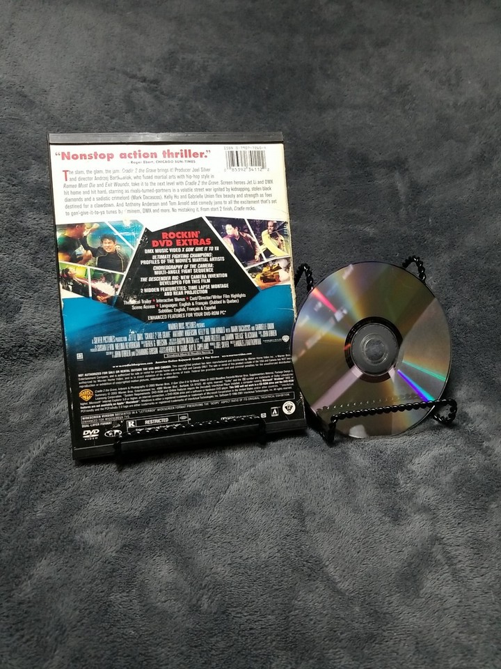 Cradle 2 To The Grave DVD 2003 Jet Li DMX Widescreen Action Joel Silver 85392341122 eBay