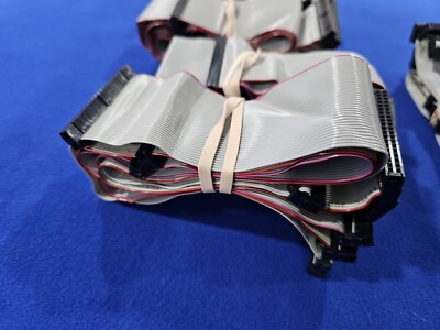 ATA/PATA IDE 40-pin 40-wire Flat 22'' Ribbon Cables with 3 Connectors Pack of 3