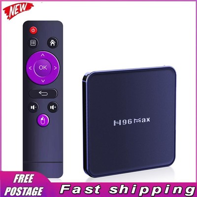 H96 Max V12 4K Android TV Box Free Internet Searching Android TV Set Top Box