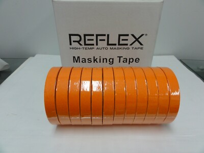 REOFLEX REFLEX PAPER AUTOMOTIVE REFINISH MASKING TAPE 3/4 INCH 48 ROLLS 