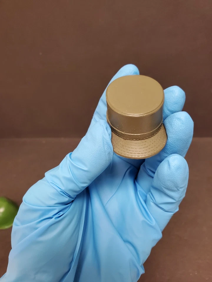 1960s GI Joe Action Man 3 Helmets & 2 Fatigue Caps LOT Vintage Hasbro ARAH - Image 3 of 4