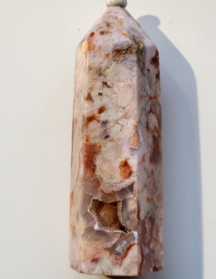 Cherry Flower Agate Tower Blossom Crystal Chakra Gemstone Point Mineral