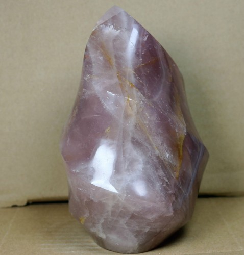 3.26 lb Amazing Natural Pink Rose Quartz Crystal Freeform Upstand Reiki Statue - Picture 9 of 10