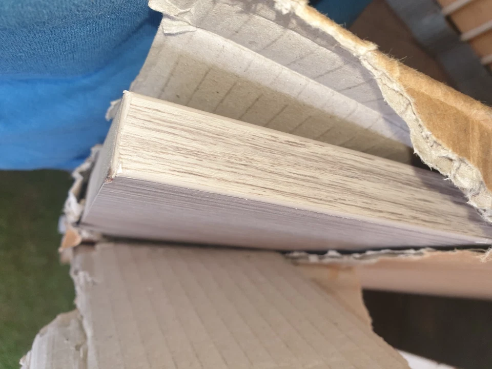 Victoria ONLY inBuilt 18mm 2100 x 1000mm Valence Oak Avellino Internal Barn Door - image 2 of 4