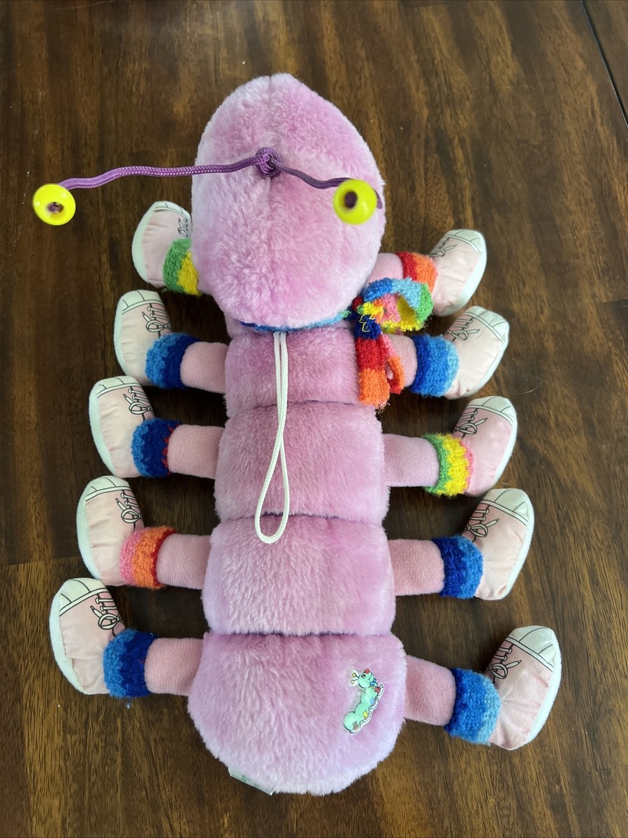 Vintage 80s Plush Lots A Lots A Leggggggs Caterpillar Commonwealth
