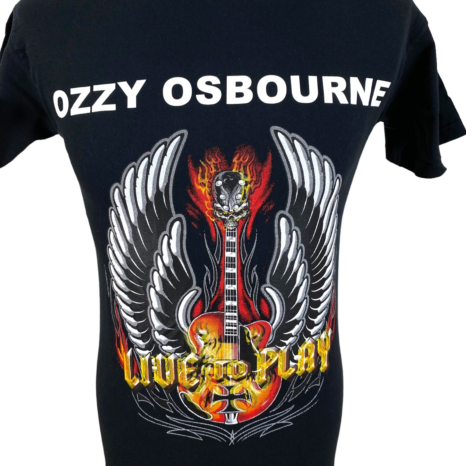 Ozzy Osbourne T Shirt Small Black Rock N Roll Tee Metal Graphic Band