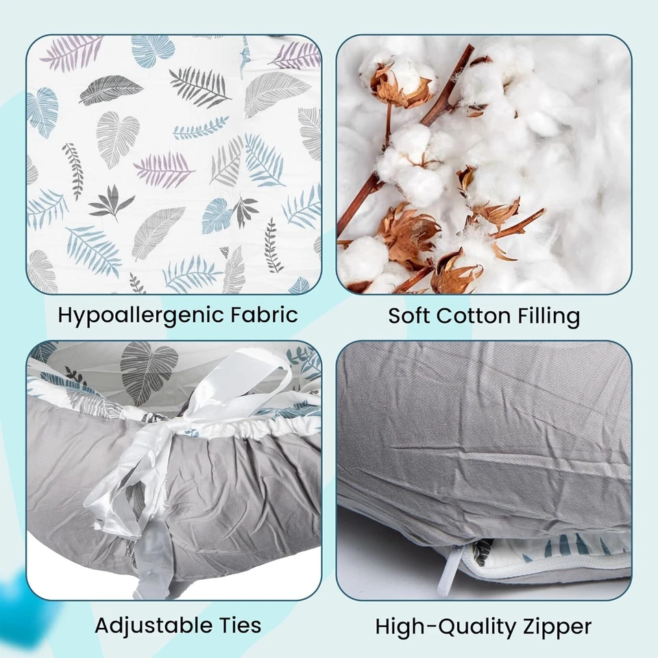 Base Supporto Bambino Portatile per Sveglia - Pieghevole e Morbida - 100% Cotone - Mach - Immagine 4 di 4