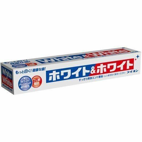 LION White & White Toothpaste (Clean Fresh Mint) 150g | eBay