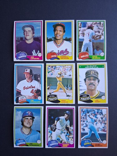 1981 OPC baseball U-pick to complete your set Gray backs #1 - 199 - EX+-MNT/READ - Picture 56 of 131