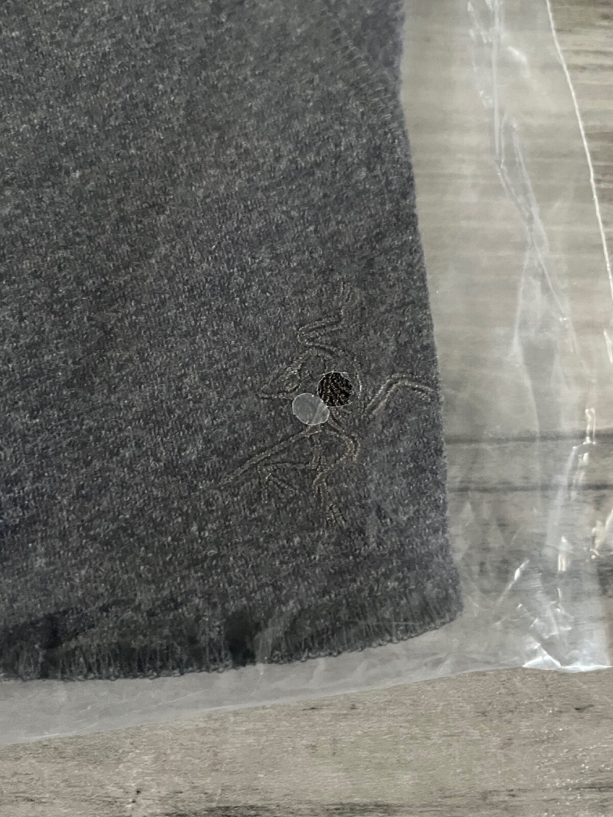 Balaclava d'assalto Arc'teryx foglia lupo grigio FR Gen2 taglia L XL nuovo con etichette