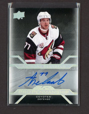 2016-17 UD Black Pro Penmanship Autograph #PENAD Anthony DeAngelo