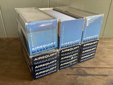Lot of 6 Vintage Airequipt 35mm 2X2" 36 Slide Magazines w/ Extra Blank Cards
