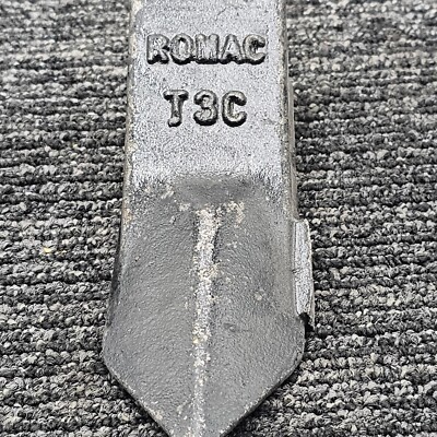 (QTY 6) Romac T3C Bucket Tooth Hensley Style Heavy Duty, Crimp on Tiger