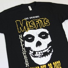 Original Misfits Band Tee Dallas 2022 Halloween Concert Danzig Fiend T Shirt L