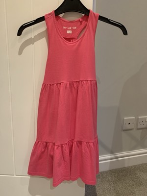 F&F Tesco Girls Pink Summer Dress Age 6-7 Years UK