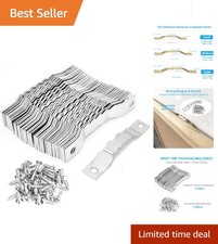 Durable Silver Sawtooth Hangers Set - 30 Pack with Screws for Artwork Display