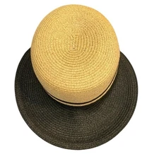Sun N Sand UPF 50+ Protection Sun Tan & Black Hat.NWOT