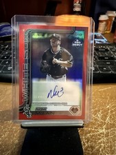 2025 Topps Pro Debut AUTO Autograph PD-190 Nick McLain, Red Foil 2/10