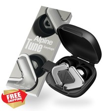 Alpine Tune Earplugs Silver 19dB Concert Noise Reduction