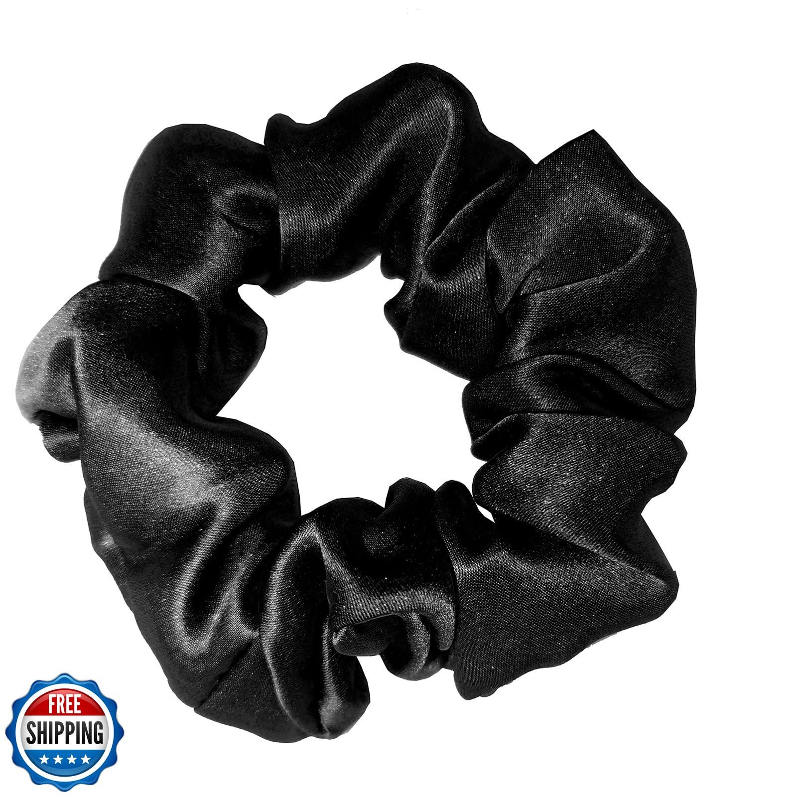 Luxury 16 Momme Mulberry Silk Scrunchies for Women - Satin Hair Ties