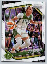 2025 Panini Prizm WNBA #110 Zia Cooke White Seismic Prizms