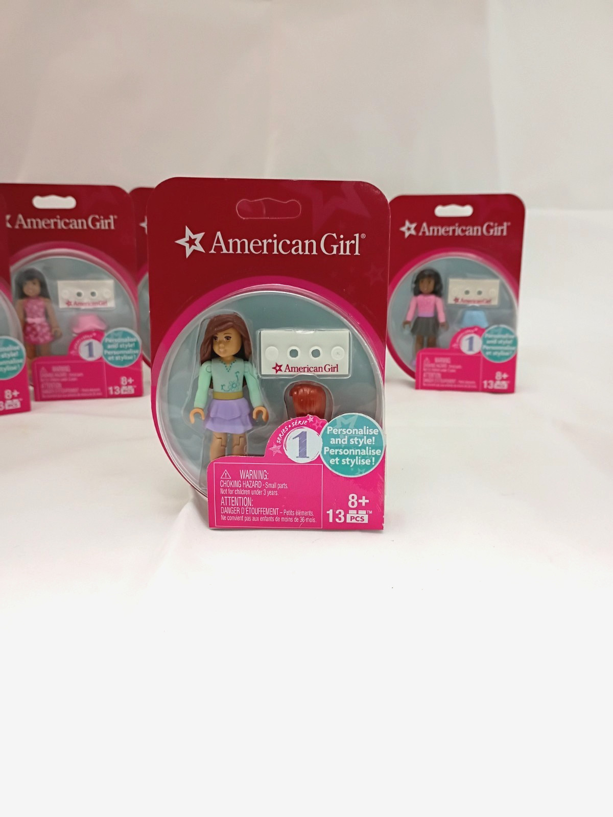 American Girl Mini Figures Mega Bloks Series 1 COMPLETE 2015 Awesome Set!