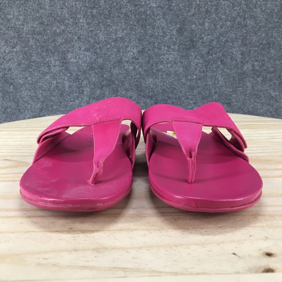 NUEVAS Sandalias Naturalizer Mujer 6.5 M Genn-Twirl Informales Sin Cordones Tanga Planas Rosa Foto 4 de 4