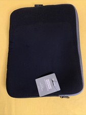 Targus Debossed Neoprene Laptop Sleeve Fits 15.6  Widescreen Laptop, Black, New