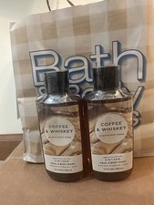 2 Coffee  Whiskey Bath  Body Works Shower gel 10 fl oz