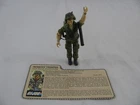 1985 Hasbro Gi Joe Infantry Trooper Footloose Action Figure Complete w Card Read
