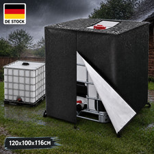 IBC Container Abdeckung UV Schutz Frostschutz H&uuml;lle Regenwassertank Abdeckplane