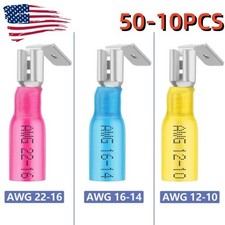 Heat Shrink Quick Disconnect Piggyback Terminal Crimp Wire Connector 22-10AWG US