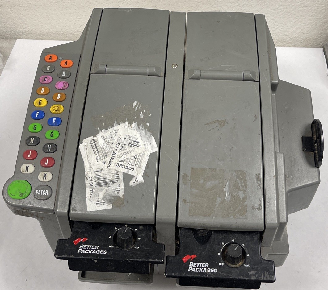 BETTER PACKAGING MODEL BP555eSD WATER ACTIVATED DUAL TAPE DISPENSER 555eSD