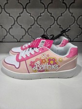 NWT Barbie by Mattel Pink Casual Court Sneakers Women's Size 9 MSRP 25