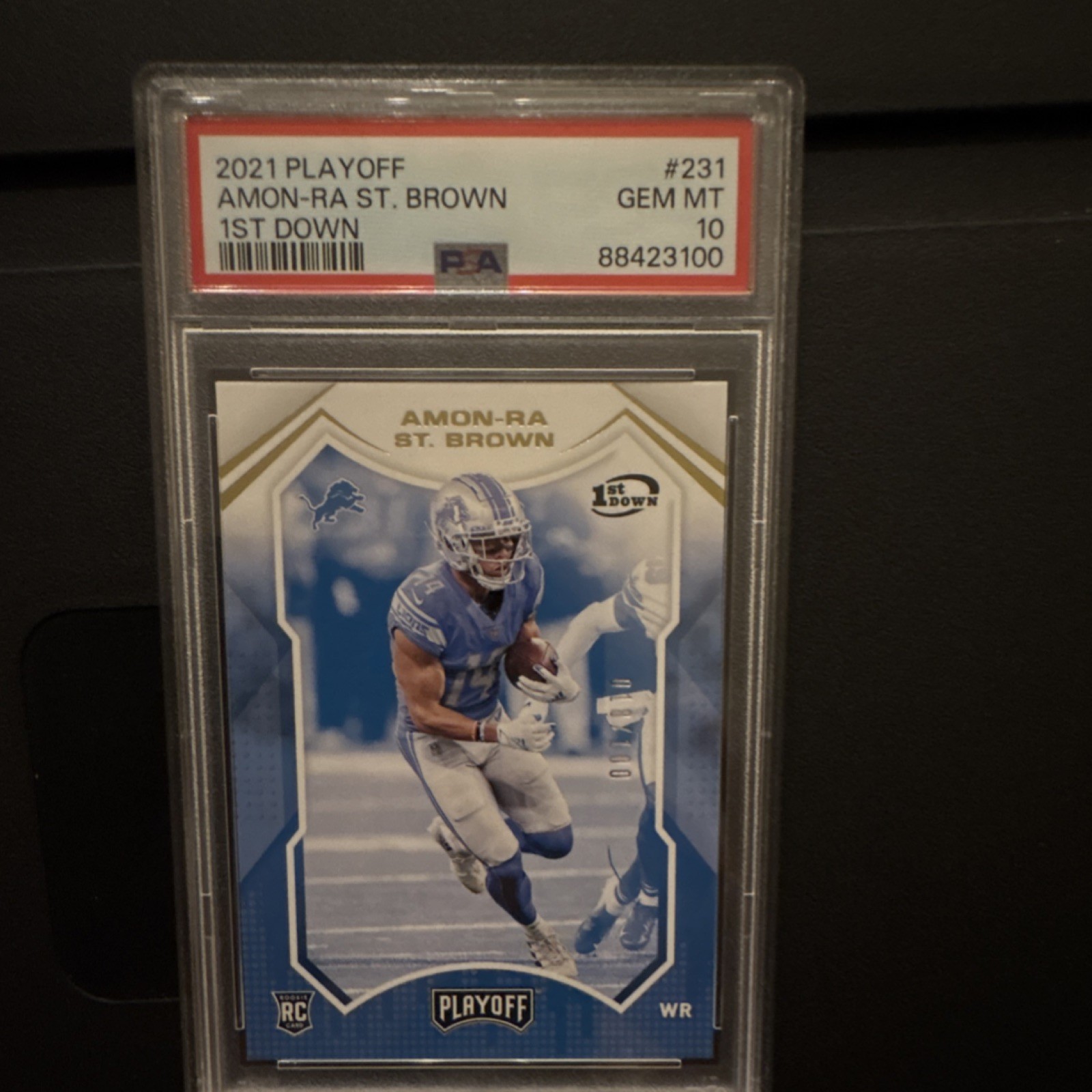 Amon-Ra St. Brown Panini Playoff #231 1st Down