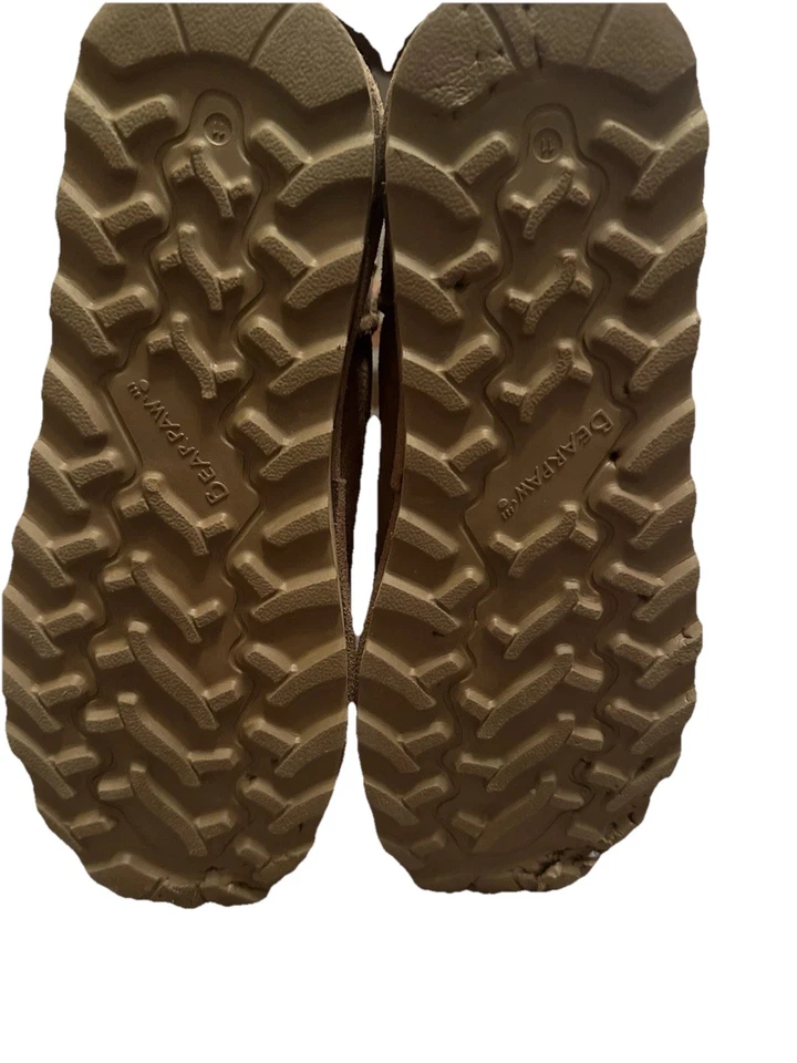 Women Bear Paw Fur 2 Buckle Winter Boots Size 11 Women - Image 3 of 4