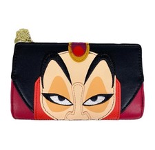 Cartera Loungefly Disney Villains Aladdin Jafar Cosplay Botón a Presión