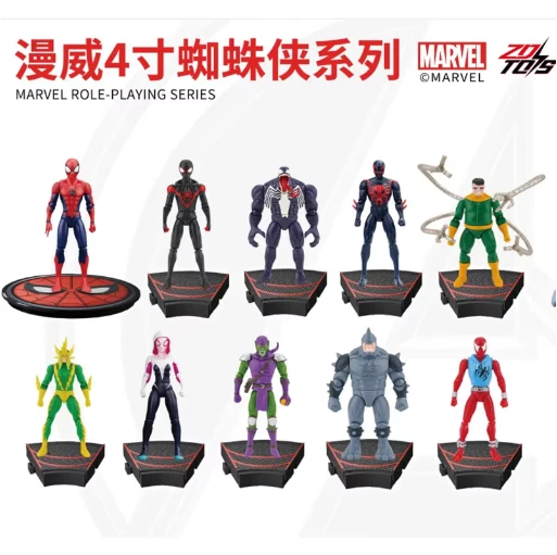 10cm Superhero Villain Action Figure PVC Collectible Model Toy Display Gift