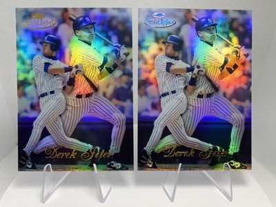 1998 Topps Gold Label DEREK JETER Class 3 LOT w/ BLACK Parallel #7 Yankees RARE