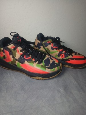 Converse All Star BB Jet Mid   Camo (Green/Black with Red accents). M6/W7.5