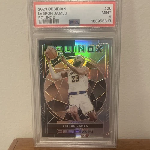 Panini Obsidian Equinox LeBron James No.26 2022-23 PSA 9 Basketball Card /99